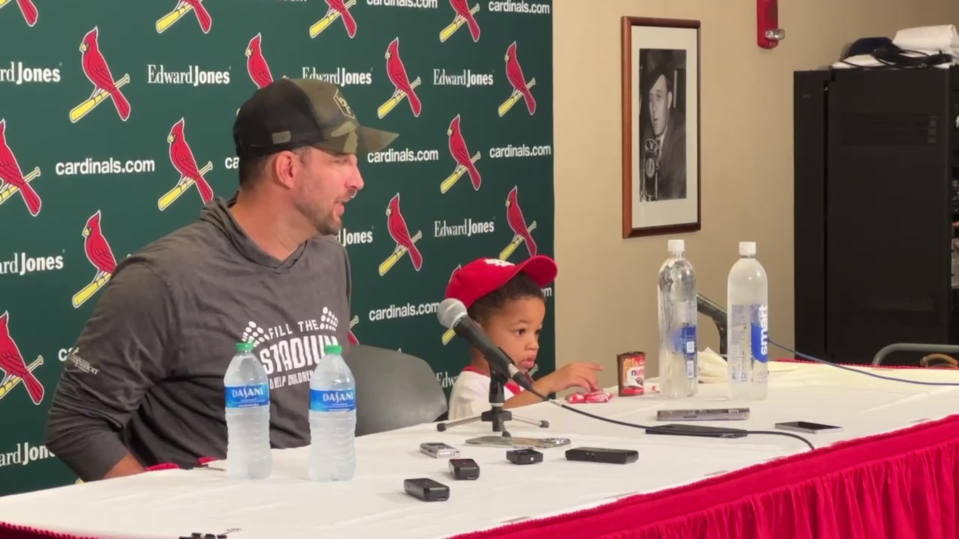 Cardinals' Adam Wainwright had a gift that kept on giving