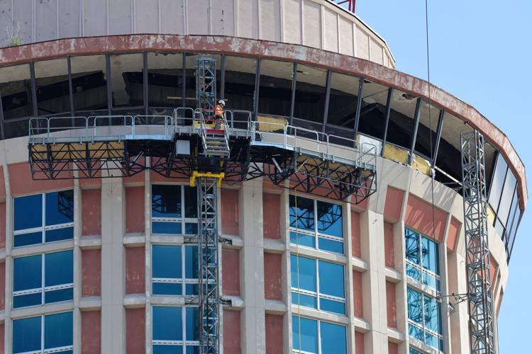 Demolition of the Millennium Hotel continues