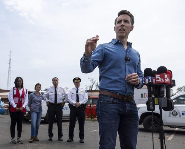 Sen. Josh Hawley comments on tornado damage in St. Louis
