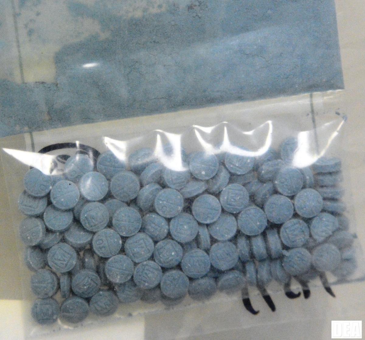 Pills containing a mix of heroin and fentanyl