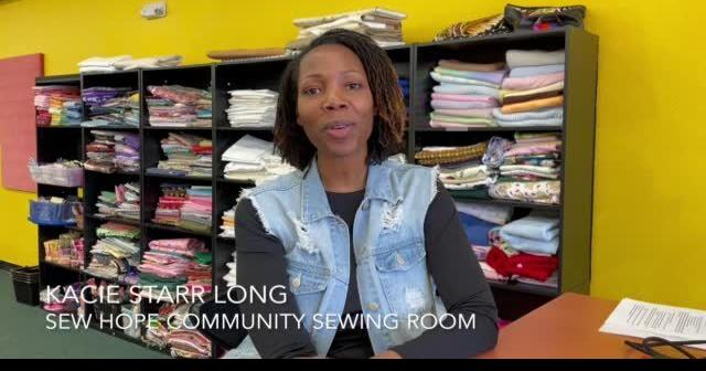 Owner talks about Sew Hope community sewing room in Florissant