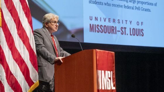 Interim Chancellor Chris Spilling vows to continue building on UMSL’s recent success during annual State of the University Address
