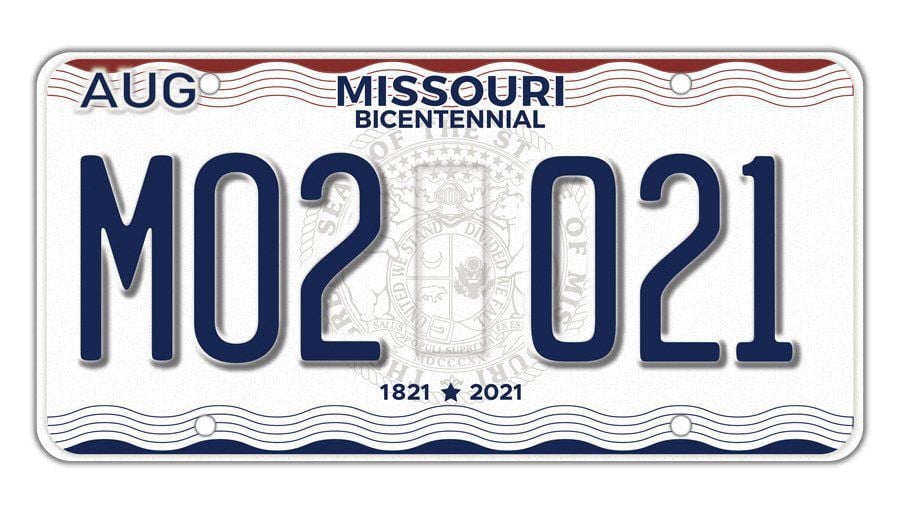 Missouri drivers are getting new bicentennial license plates at a