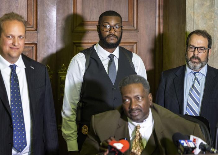 Sheriff Montgomery holds press conference after first hearing