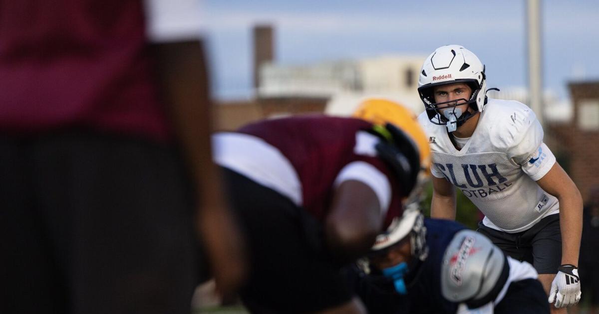 Coverage image for: SLUH's John Ramella continues rapid move up football ladder. 'A huge upside.': No. 27