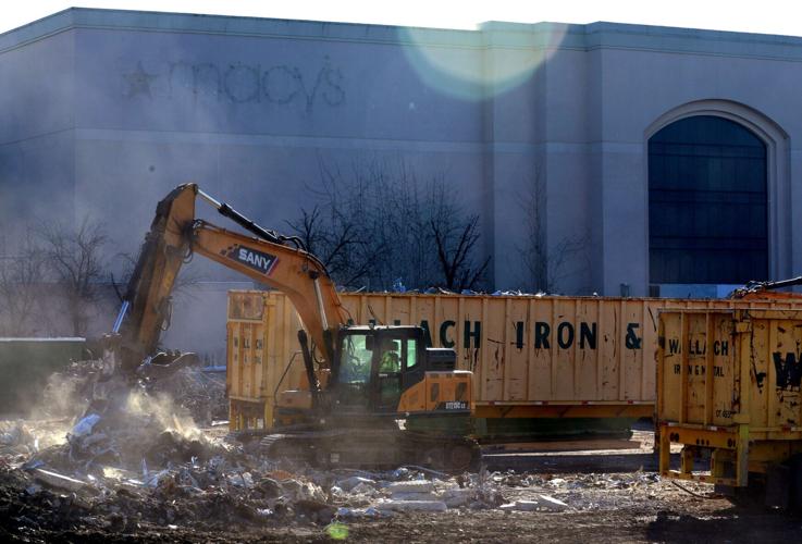 Demolition on Chesterfield Mall has begun