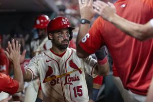 Cardinals take on Rockies at Busch Stadium