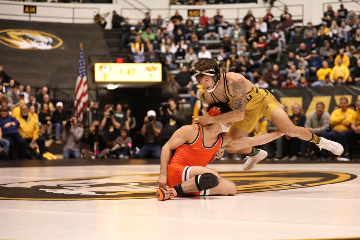 Mizzou Wrestling Drops Dual Crushes Attendance Record Mizzou