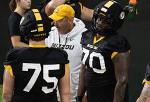 Missouri Tigers football fall practice