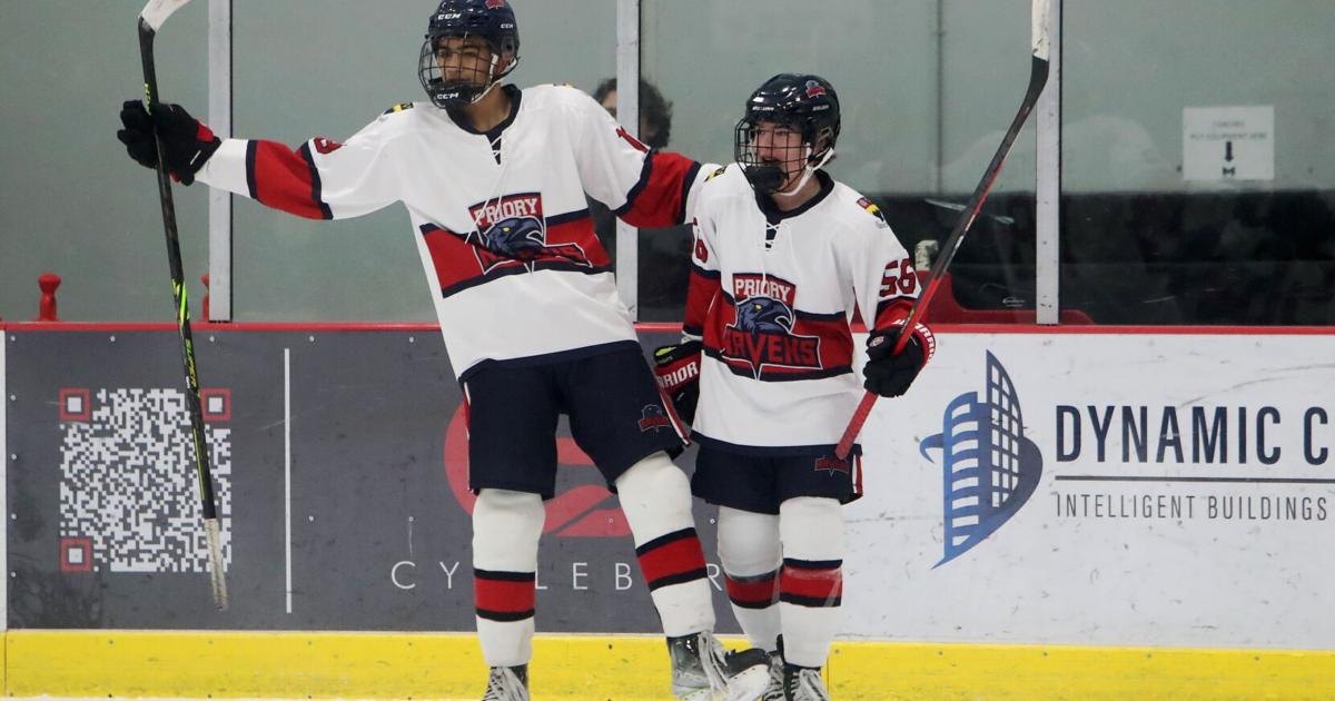 Clayton vs. Priory hockey