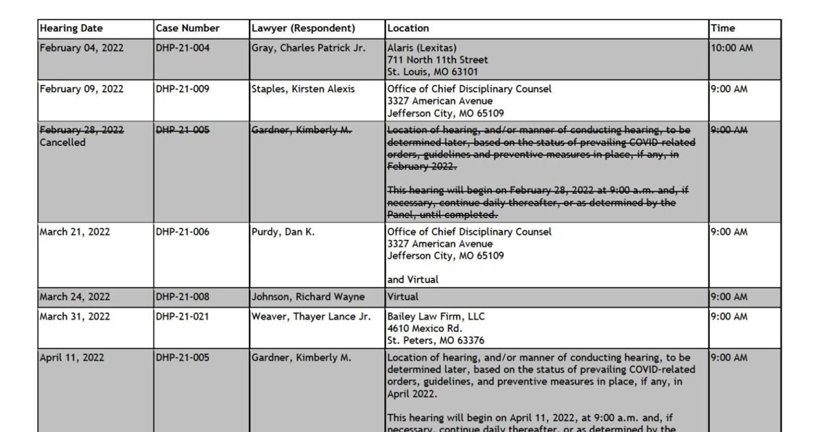 Calendar Of Disciplinary Hearings calendar-of-disciplinary-hearings