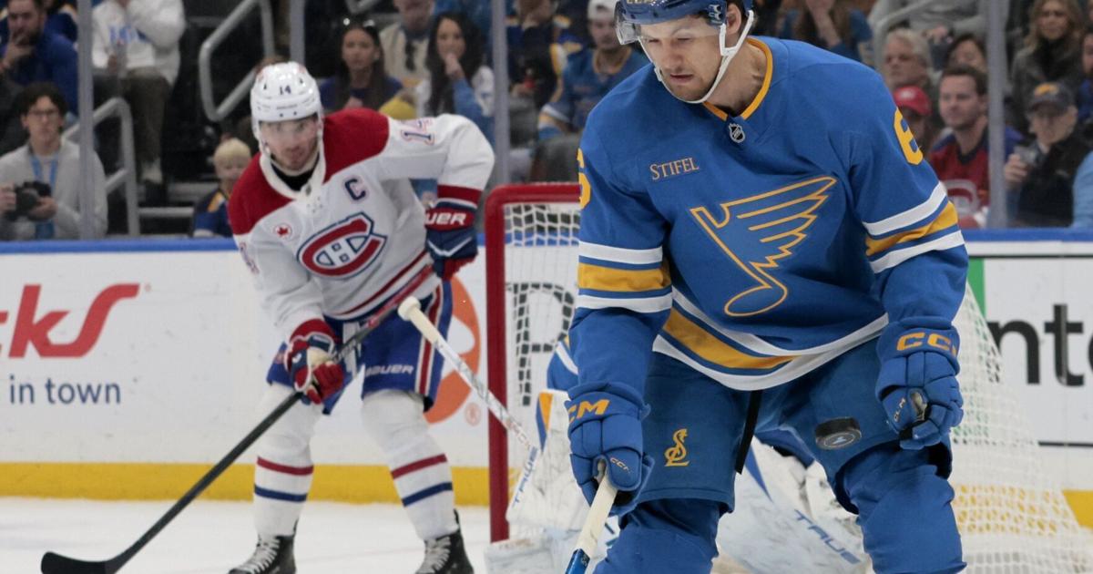 Blues continue to give Philip Broberg a look running top power-play unit