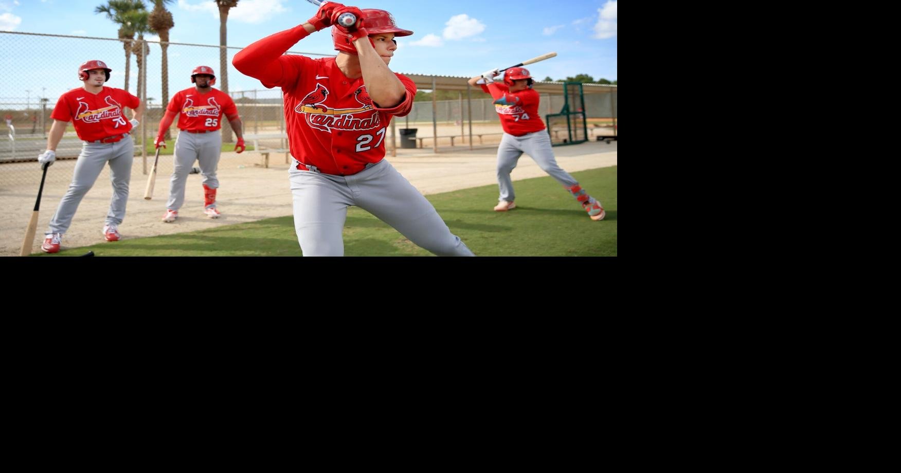 Scenes from Cardinals spring training workouts full-squad workouts