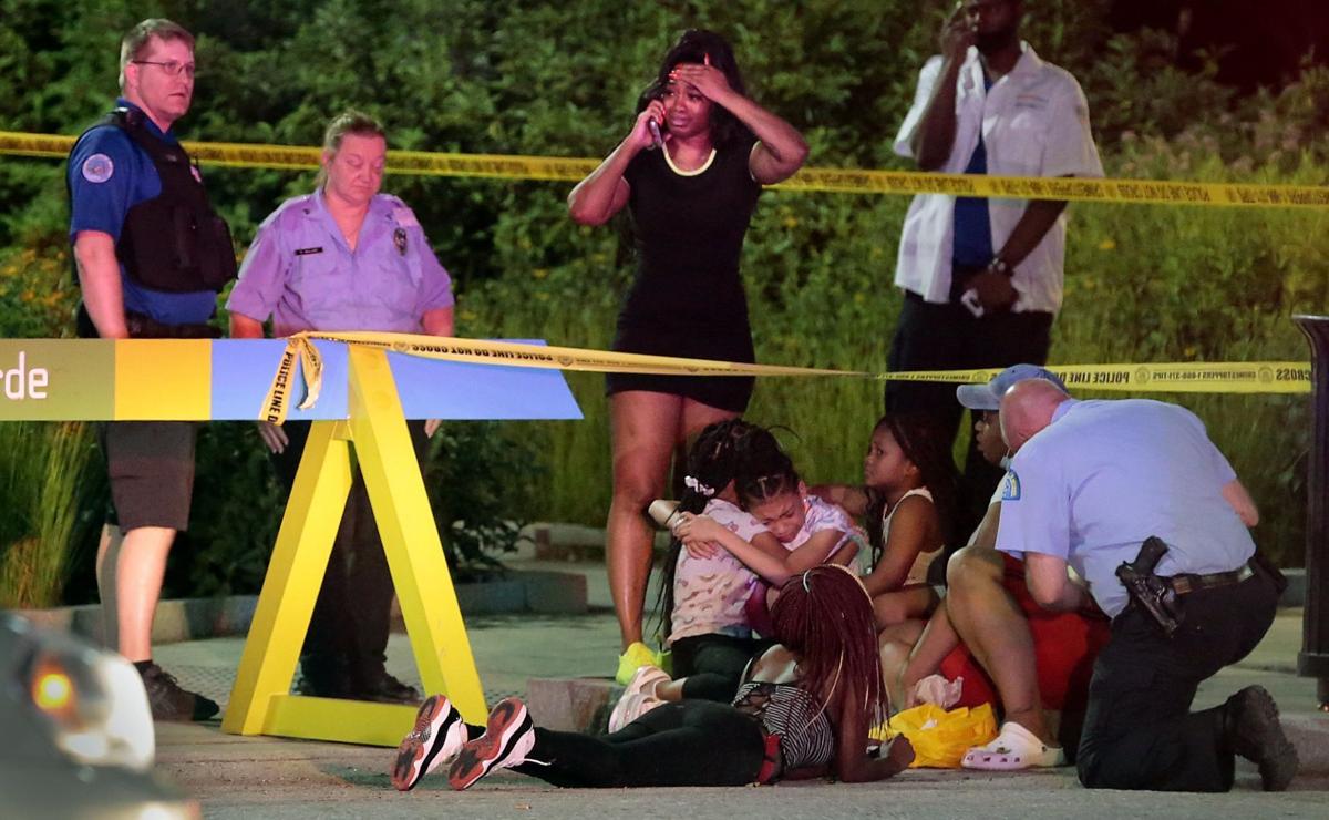 Three people shot at Citygarden