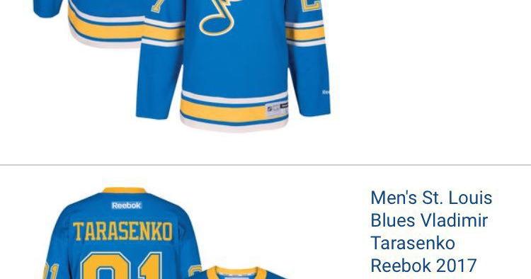 Blues winter classic jersey with patch Clearance