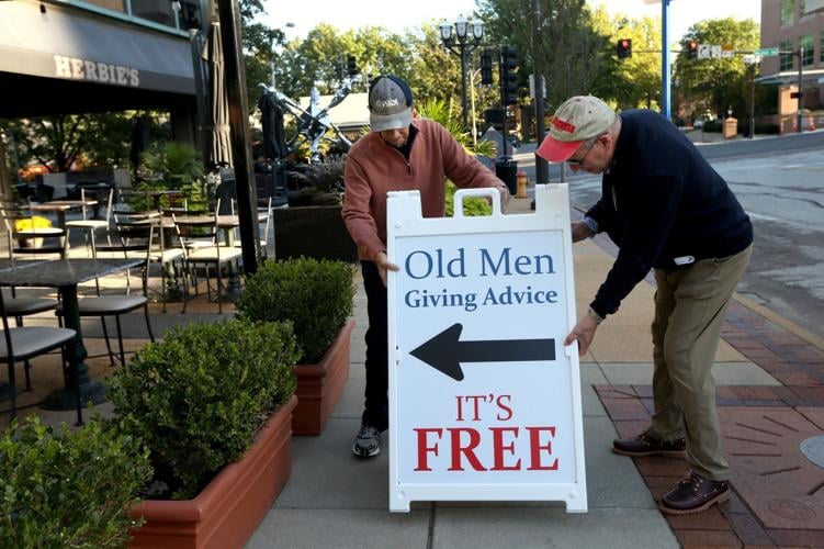 Old men giving advice