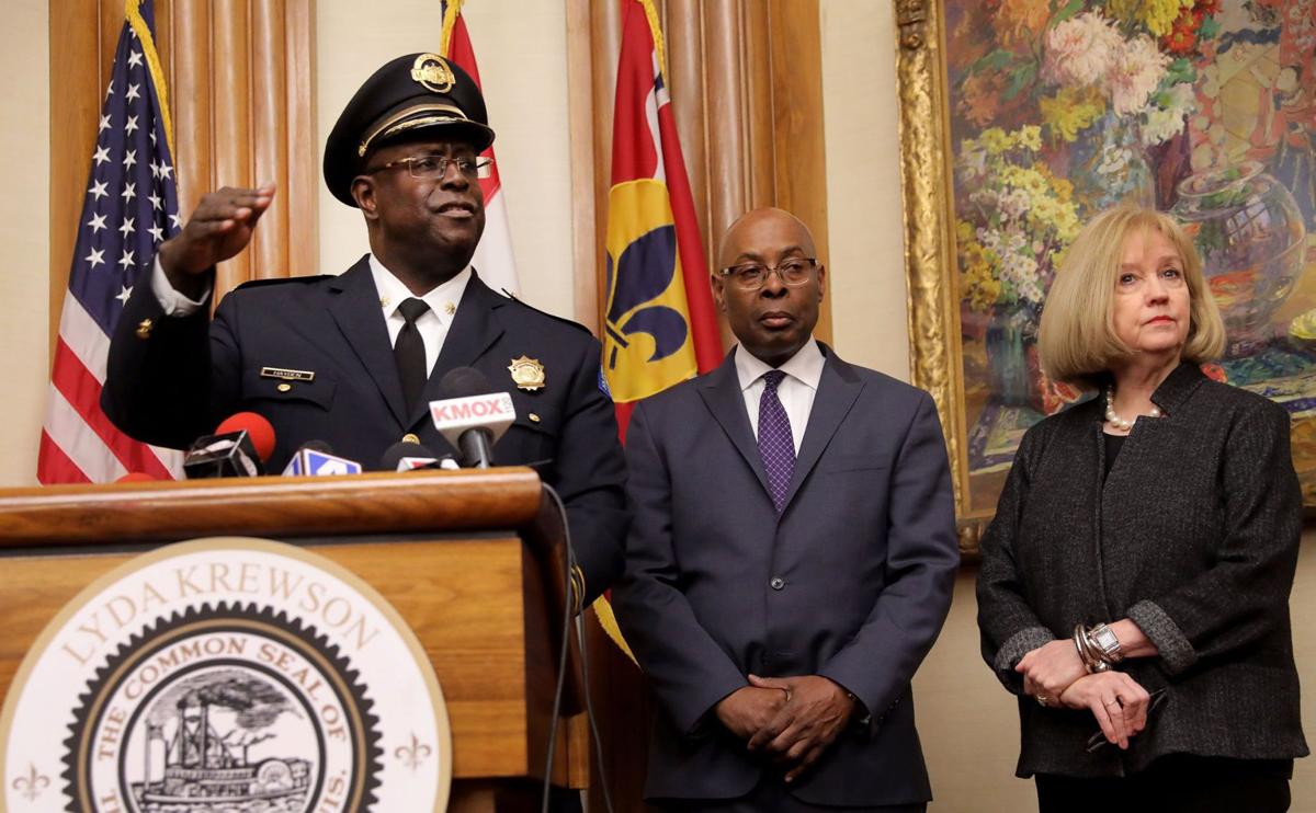 New city of St. Louis police chief, John Hayden