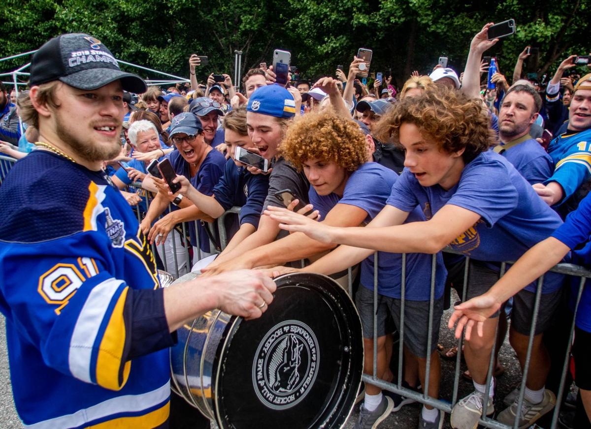 What the St. Louis Blues are doing today with the Stanley Cup to celebrate