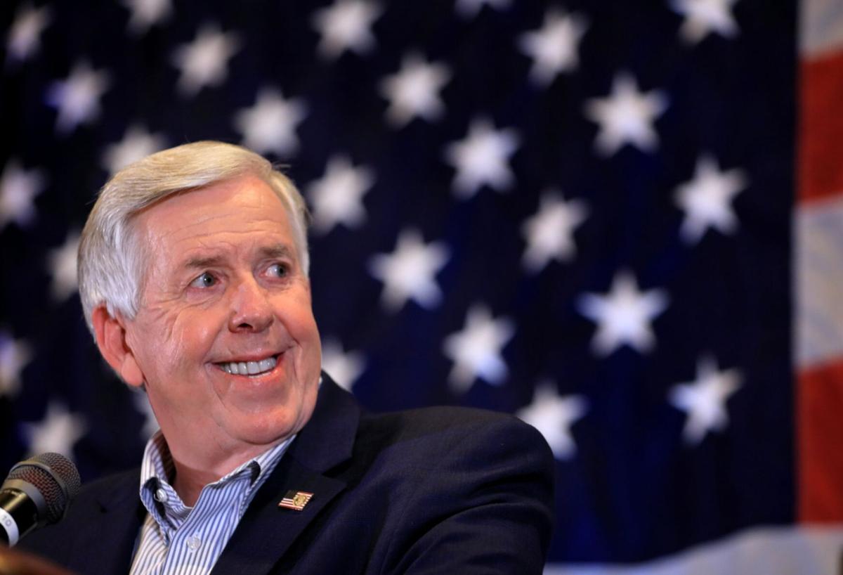 Missouri Gov. Mike Parson 2020 election night