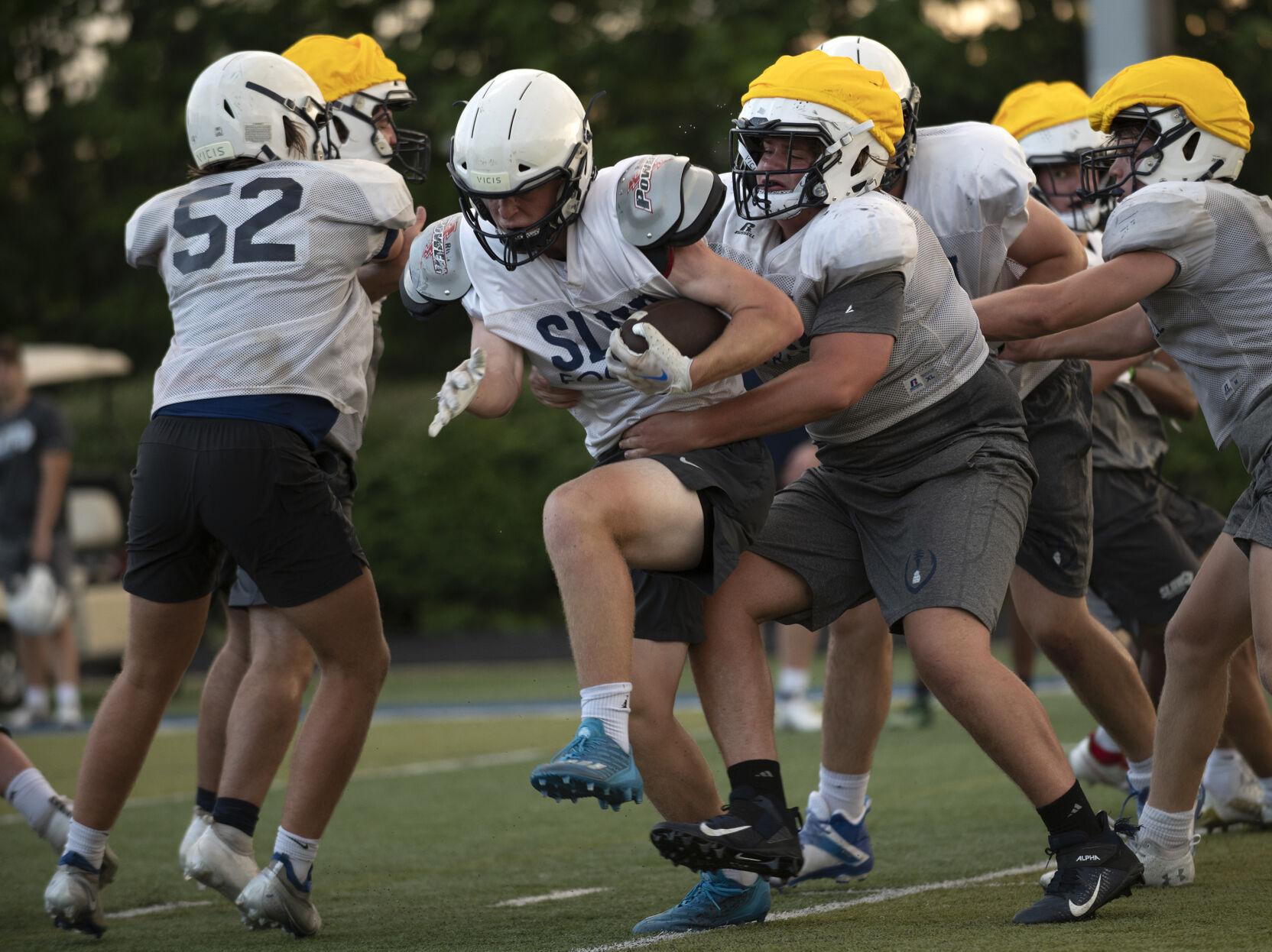 SLUH football practice