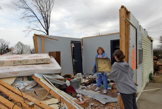 Harrisburg Tornado Aftermath- baby portrait