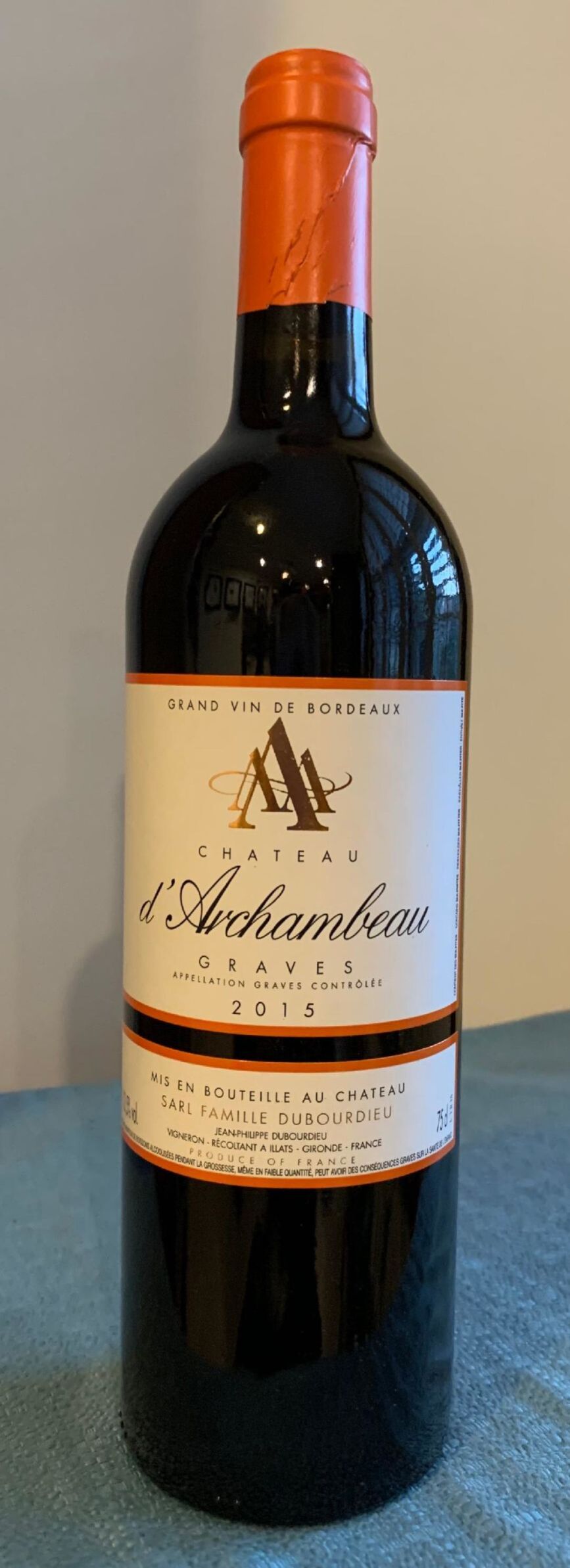 Château d’Archambeau 2015 Graves, France