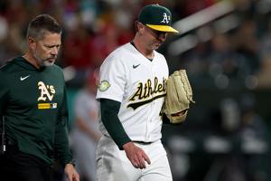 MLB: St. Louis Cardinals at Athletics