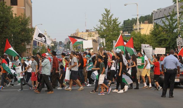 St. Louis protest in support of Palestinian rights