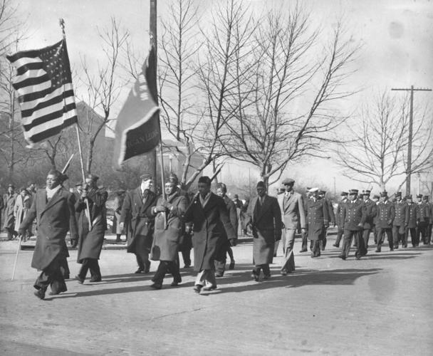 Parade to Homer G. Phillips Hospital, 1937