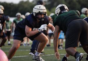 Timberland football practice