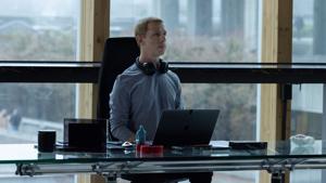 Jeremy Strong stars as Facebook founder Mark Zuckerberg in "The Social Reckoning."