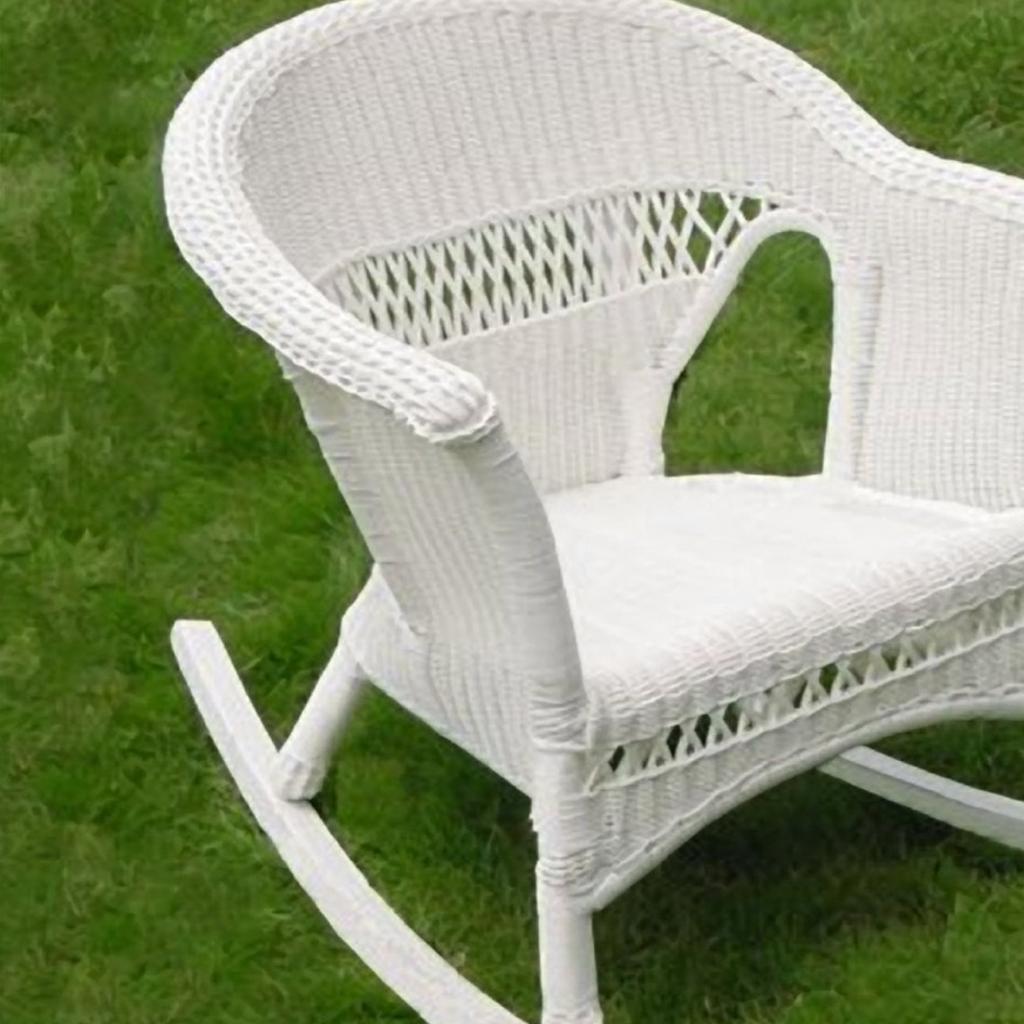 High Low Wicker Rocking Chair Home Garden Stltoday Com