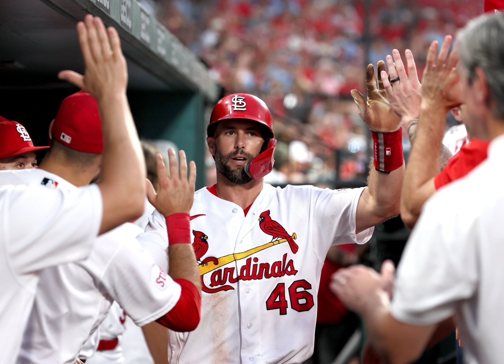 Cardinals win third in a row beat Skip Schumaker s Miami Marlins