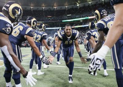 The St. Louis Rams played the San Francisco 49ers at the Edward Jones Dome in St. Louis, Mo.