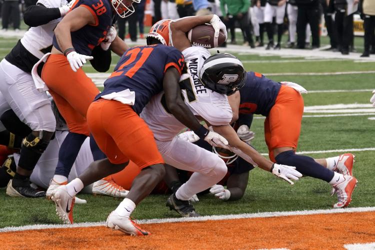 Illinois fighting illini vs purdue football score video highlights