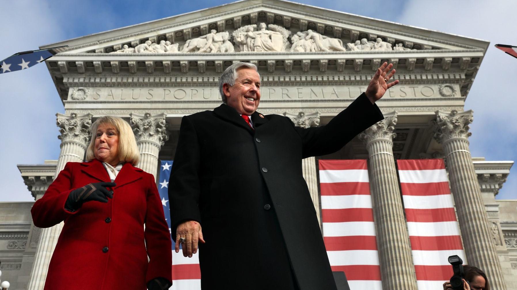 ‘Sunny days are ahead’: Parson pledges to work for all Missourians as he begins full term as governor