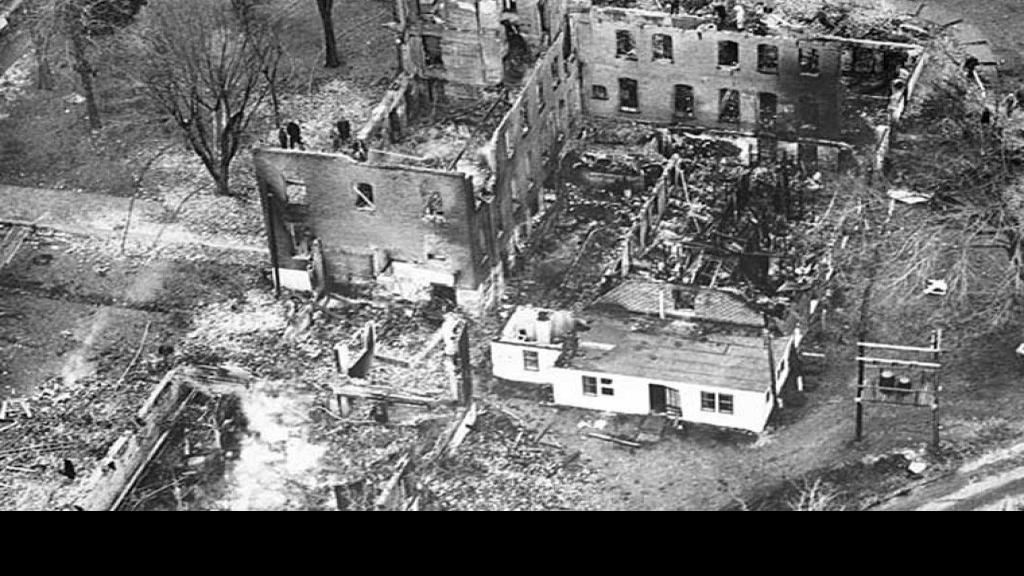 Aftermath of deadly 1957 Warrenton nursing home fire Multimedia