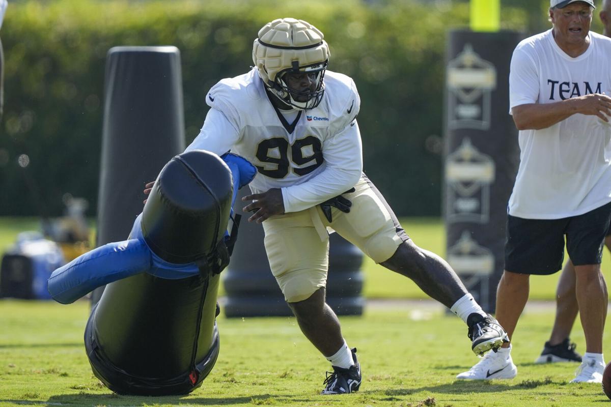 Dancing panda' Khalen Saunders, a St. Louisan with New Orleans Saints, set  to take step forward