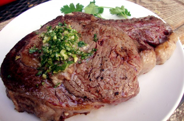 Roasted Bone In Prime Beef Rib Eye With Bone Marrow Recipes Stltoday Com