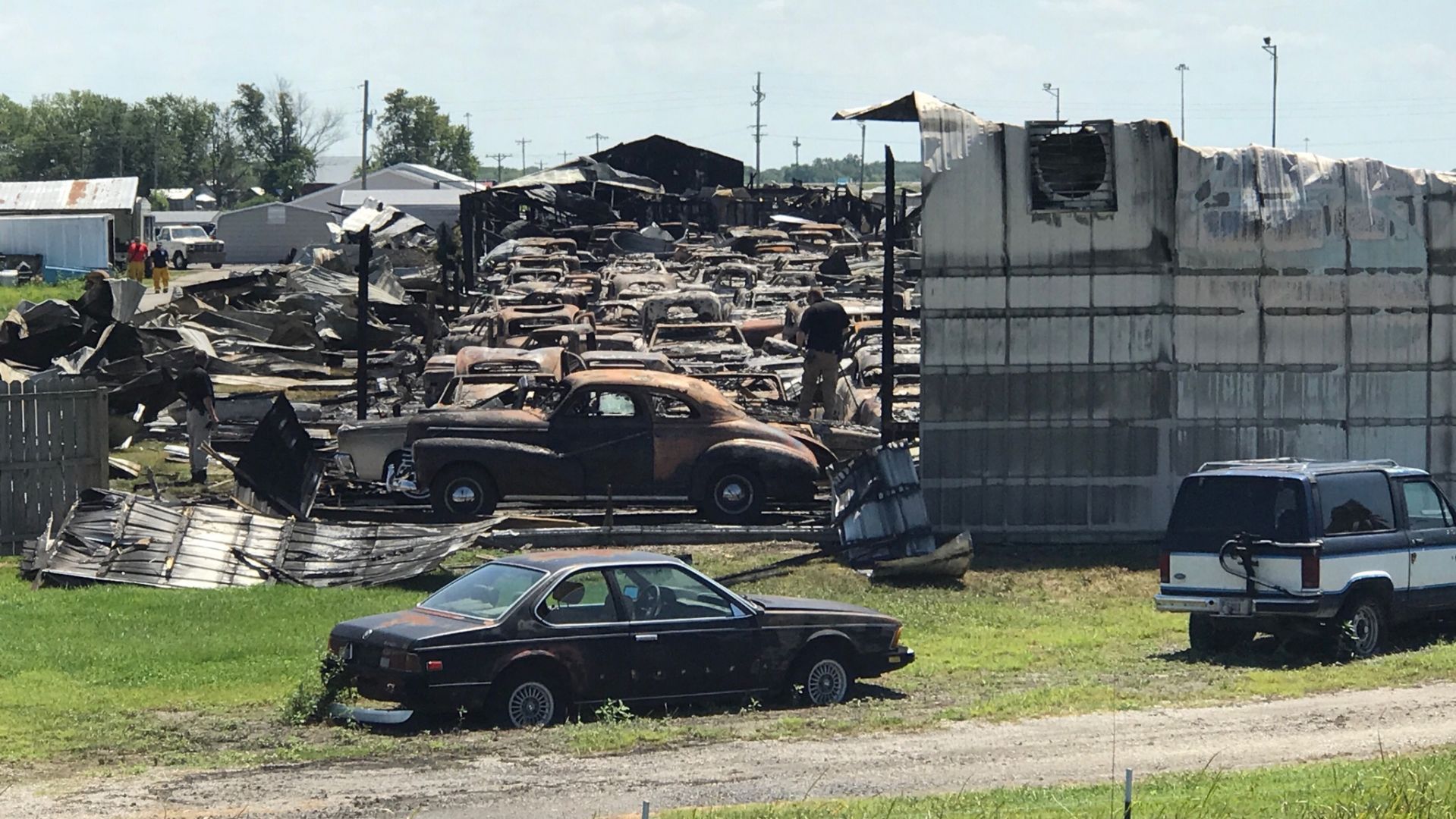 Massive fire damages Staunton s Country Classic Cars