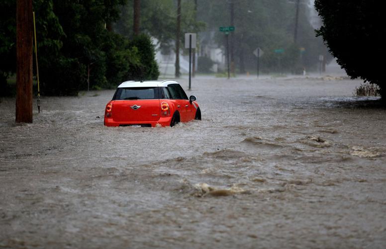 Flash flooding in Webster Groves