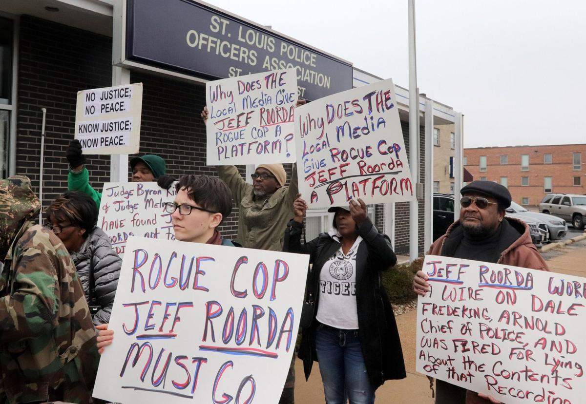 Supporters rally for union leader Jeff Roorda's removal