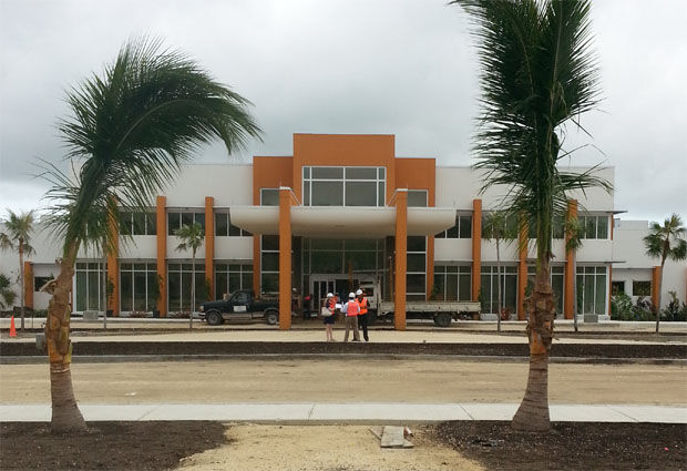 Ascension's construction site for its Health City Cayman Islands project