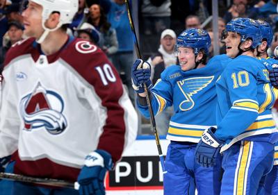 Blues, Avalanche at Enterprise