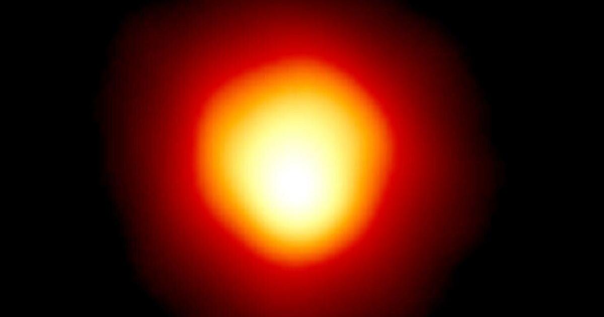Ein Asteroid wird vor dem hellen Stern Beteigeuze vorbeiziehen und eine ...
