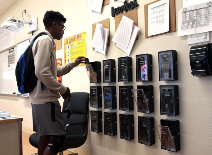 Schools try locking up cell phones to help class engagement