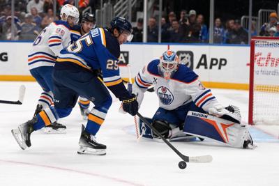 Oilers Blues Hockey