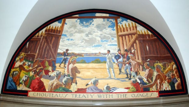 Treaty with the Osage, online closeup
