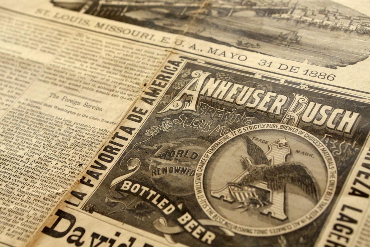 Copies of 19th century EnglishSpanish newspaper published in St. Louis