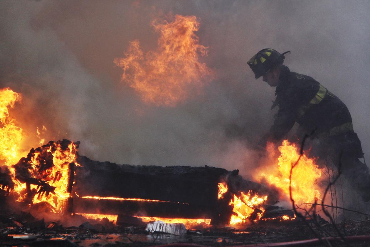Vacant building fire in north St. Louis